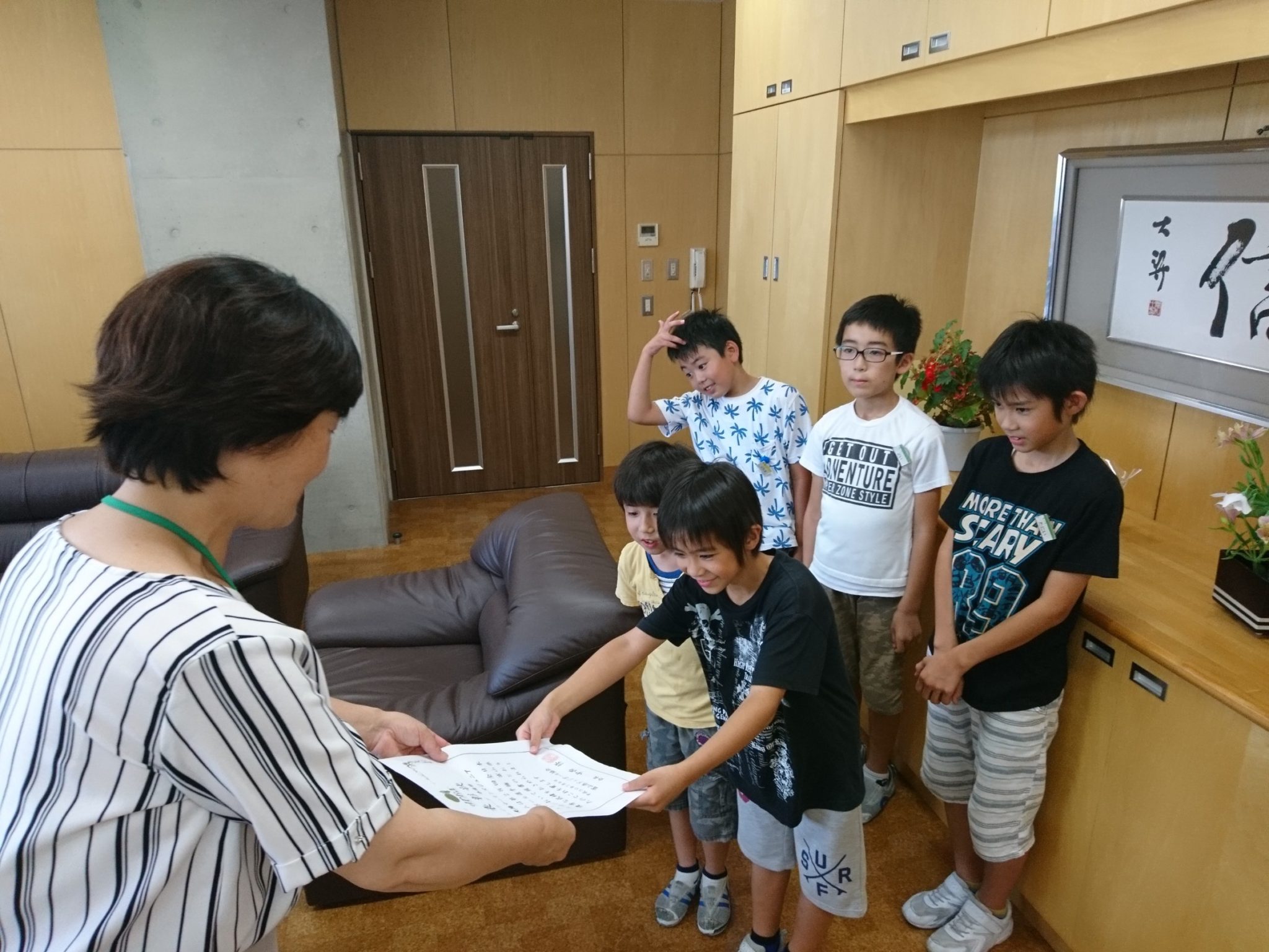 西田地方小1学期報告会（7月19日）